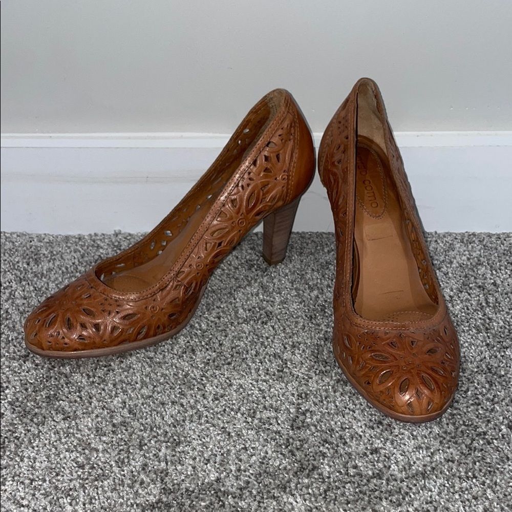 Corso Como Floral Cutout Heels